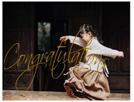 Printable-Congratulations 4 [Post Card Size /PDF]