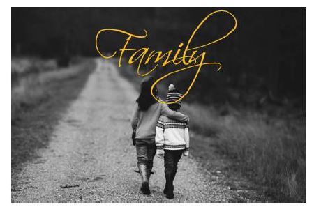 Printable-Family [Post Card Size /PDF]