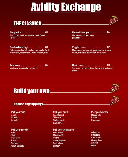Printable [WORD]-Menu