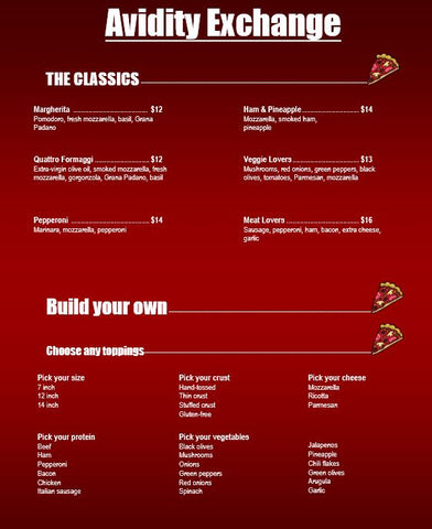Printable [WORD]-Menu