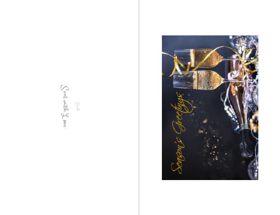 Printable-Seasons Greetings 8 [Greeting Card/ PDF]