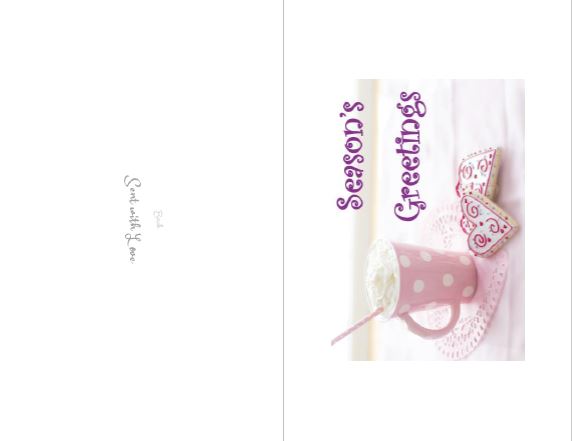Printable-Seasons Greetings  [Greeting Card/ PDF]