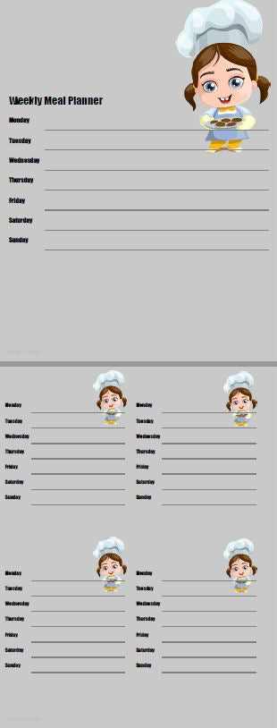 Printable [PDF]-Meal Planner 21