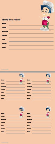 Printable [PDF]-Meal Planner 22