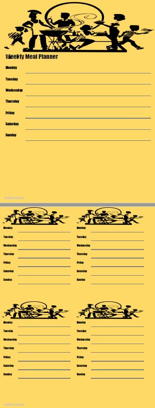 Printable [PDF]-Meal Planner 23
