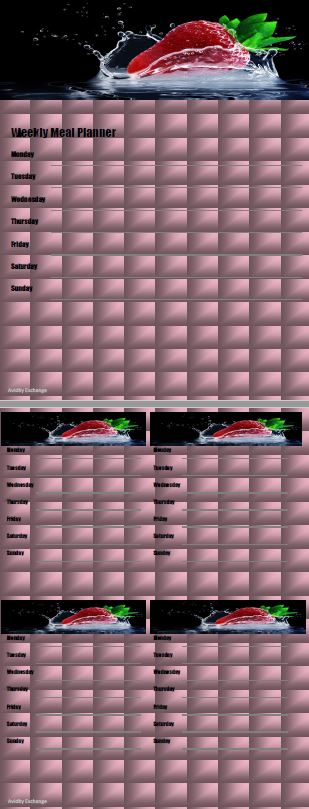 Printable [PDF]-Meal Planner 4