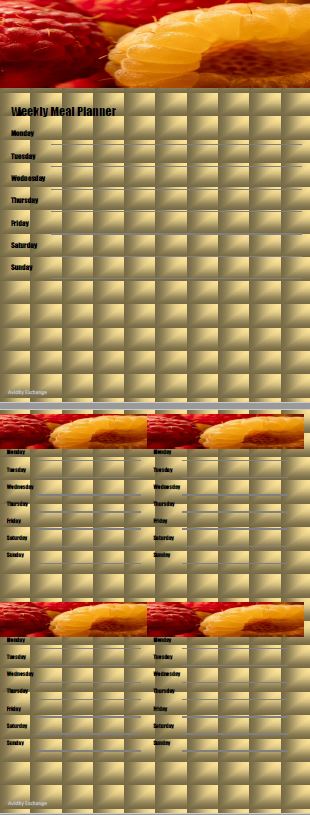 Printable [PDF]-Meal Planner 5