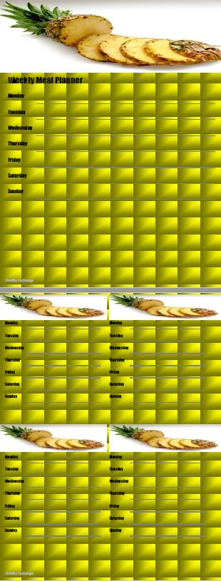 Printable [PDF]-Meal Planner 7