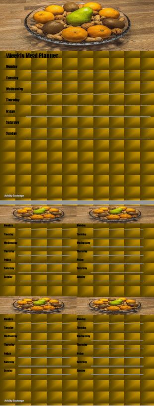 Printable [PDF]-Meal Planner 8